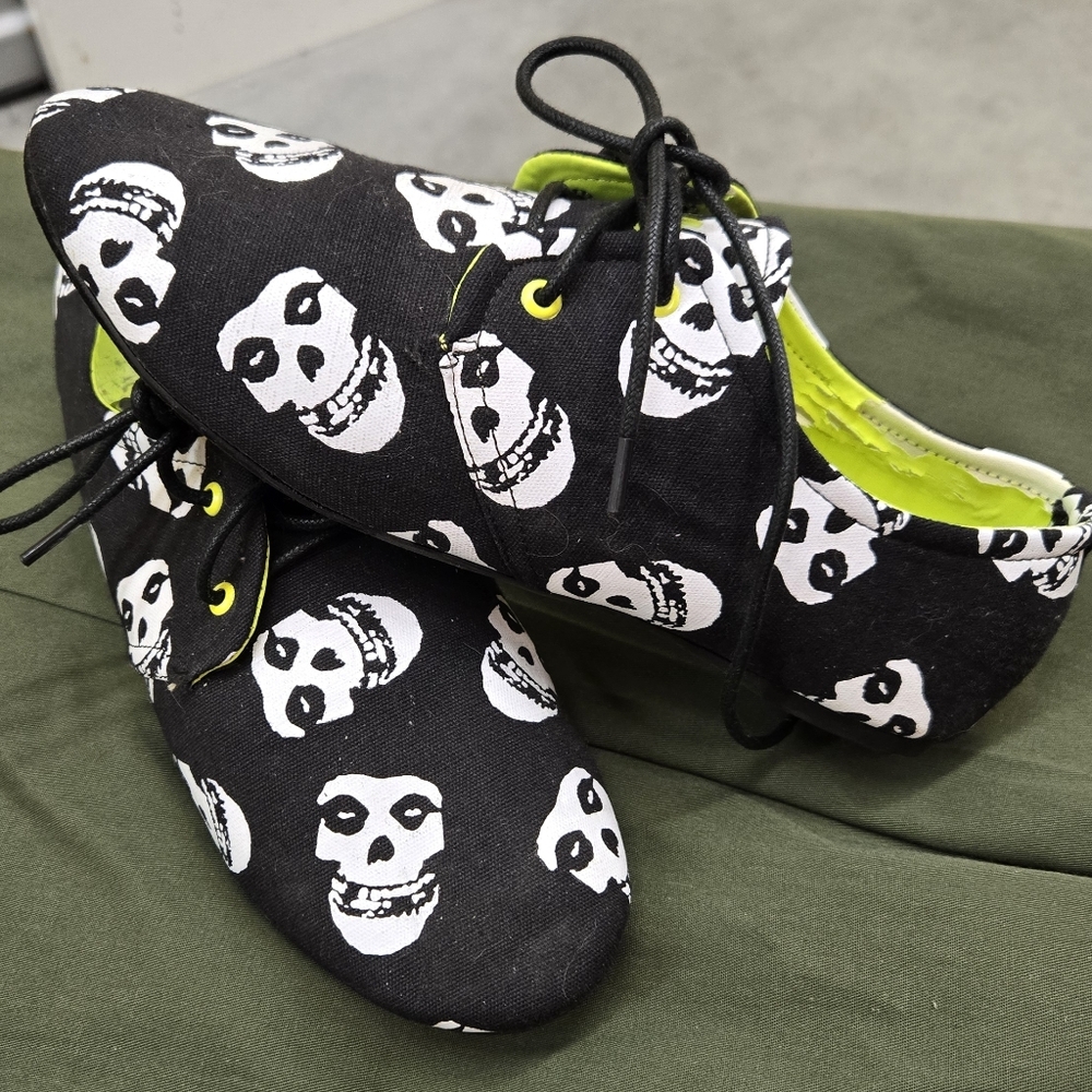 Iron Fist Misfits Skull Shoes Flats